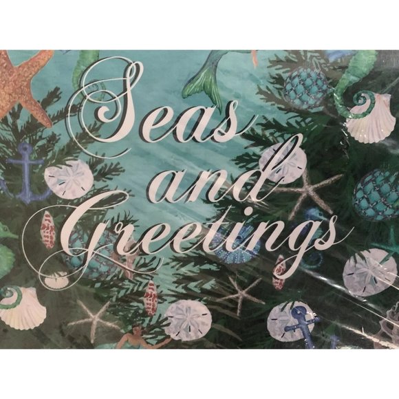 Magnetic Mailbox Cover Seashells, Ocean,Christmas Theme By Magnolia Garden NIB - Picture 8 of 8